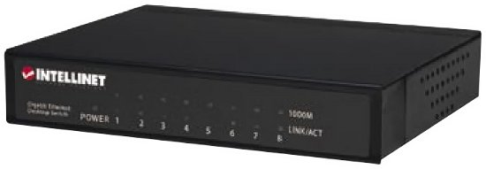 przełącznik intellinet network solutions ethernet gigabit desktop 530347