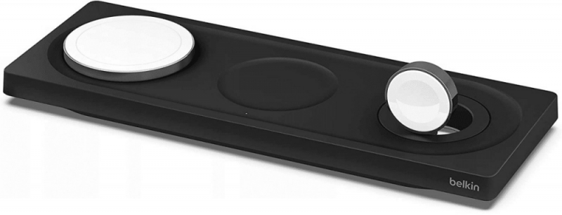 belkin 3in1 wireless charging pad with magsafe blk