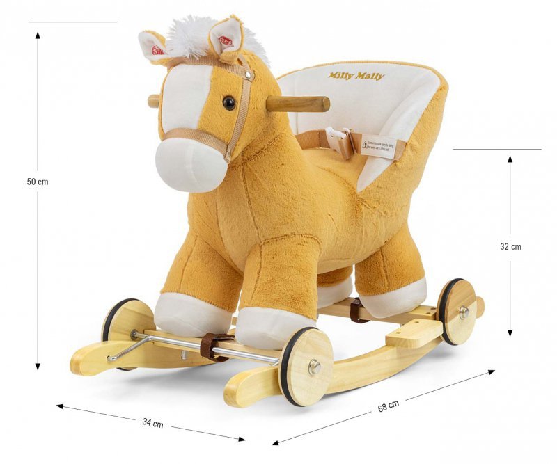 milly mally koń polly light brown